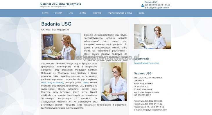 Gabinet USG Eliza Majczyńska