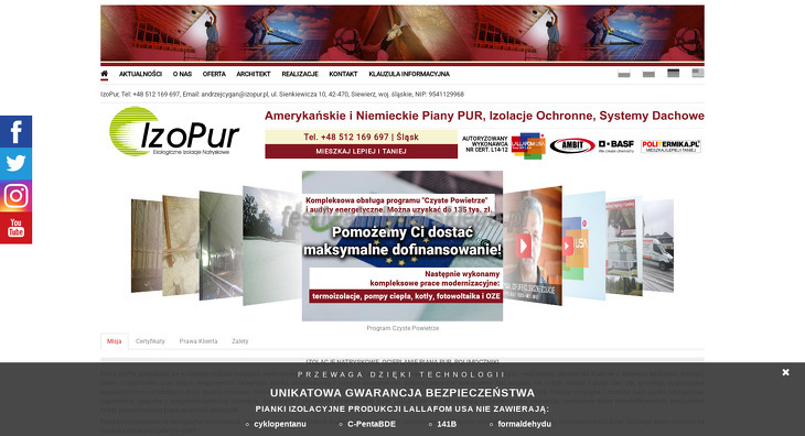 Izopur - Ekologiczne Izolacje Natryskowe